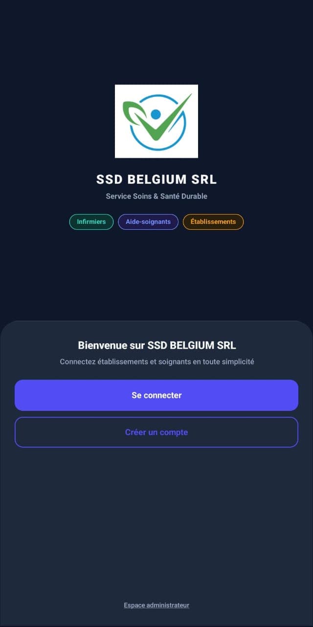 SSD BELGIUM Mobile App